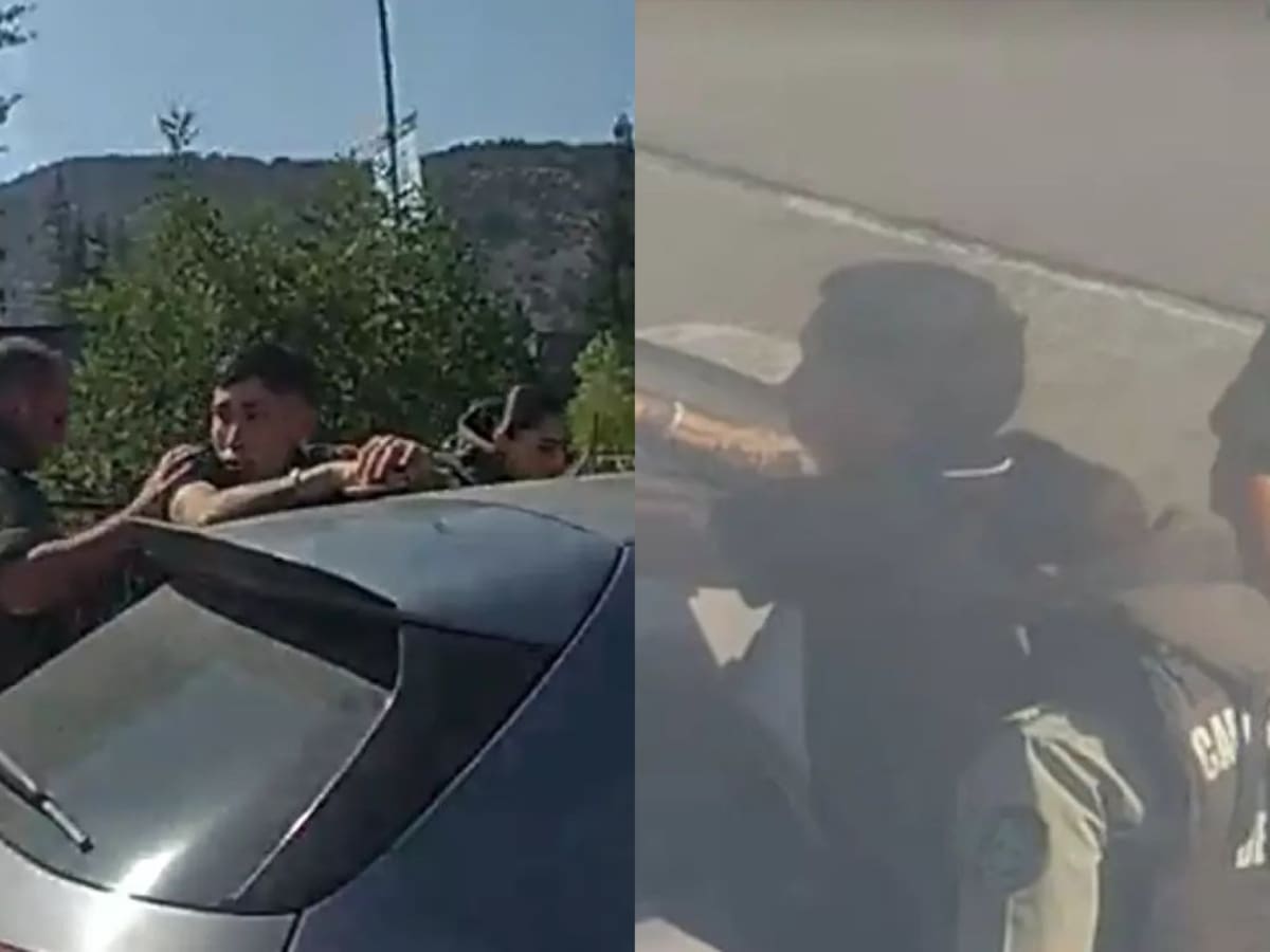 Así fue el momento exacto de la detención de Standly tras evadir control policial en Lo Barnechea