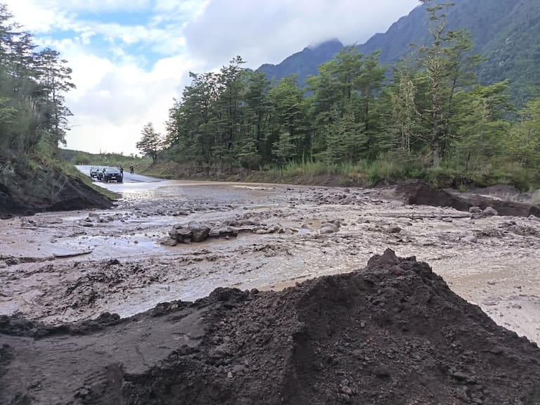 Remociones en masa obligan a cortar ruta entre Puerto Varas y Ensenada
