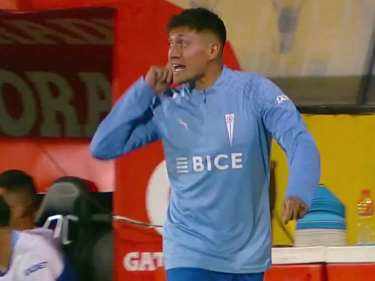 Informe arbitral detalla el motivo de la expulsión de Nicolás Castillo en la caída de la UC ante Ñublense