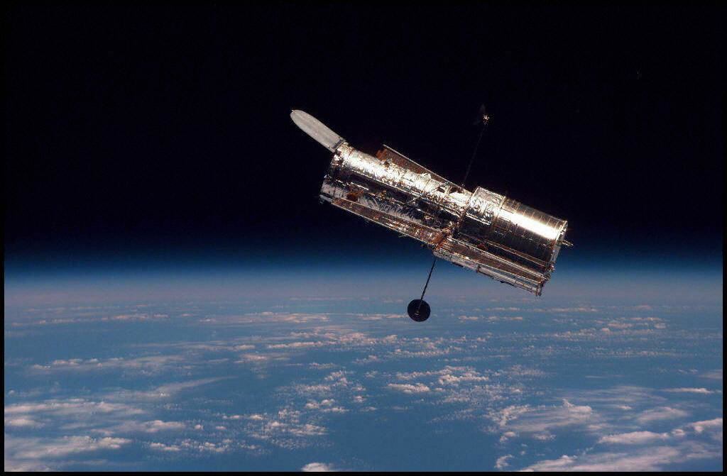 El telescopio Hubble en el espacio
