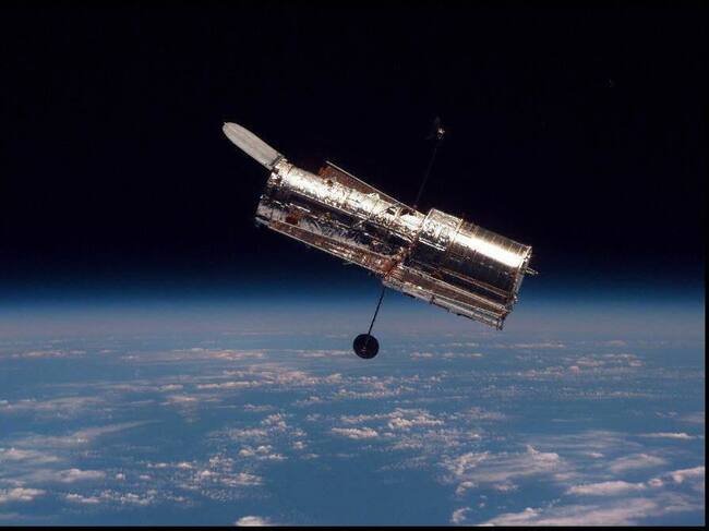 El telescopio Hubble en el espacio
