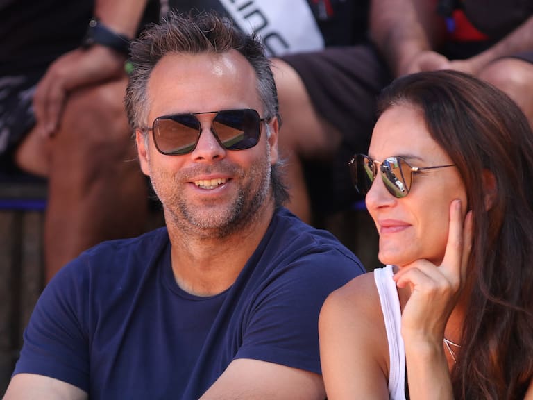 Fernando González y Luciana Aymar celebran Fiestas Patrias con sus dos bebés | Agencia Uno