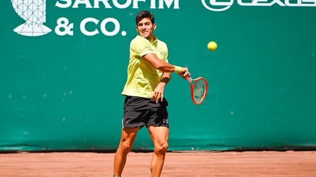 Cristian Garin se muestra optimista tras caer en Belgrado
