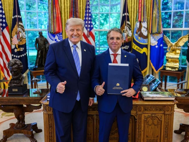 Así se presentó el nuevo embajador de Chile en Estados Unidos junto a Donald Trump: “Nuestro gran socio...”
