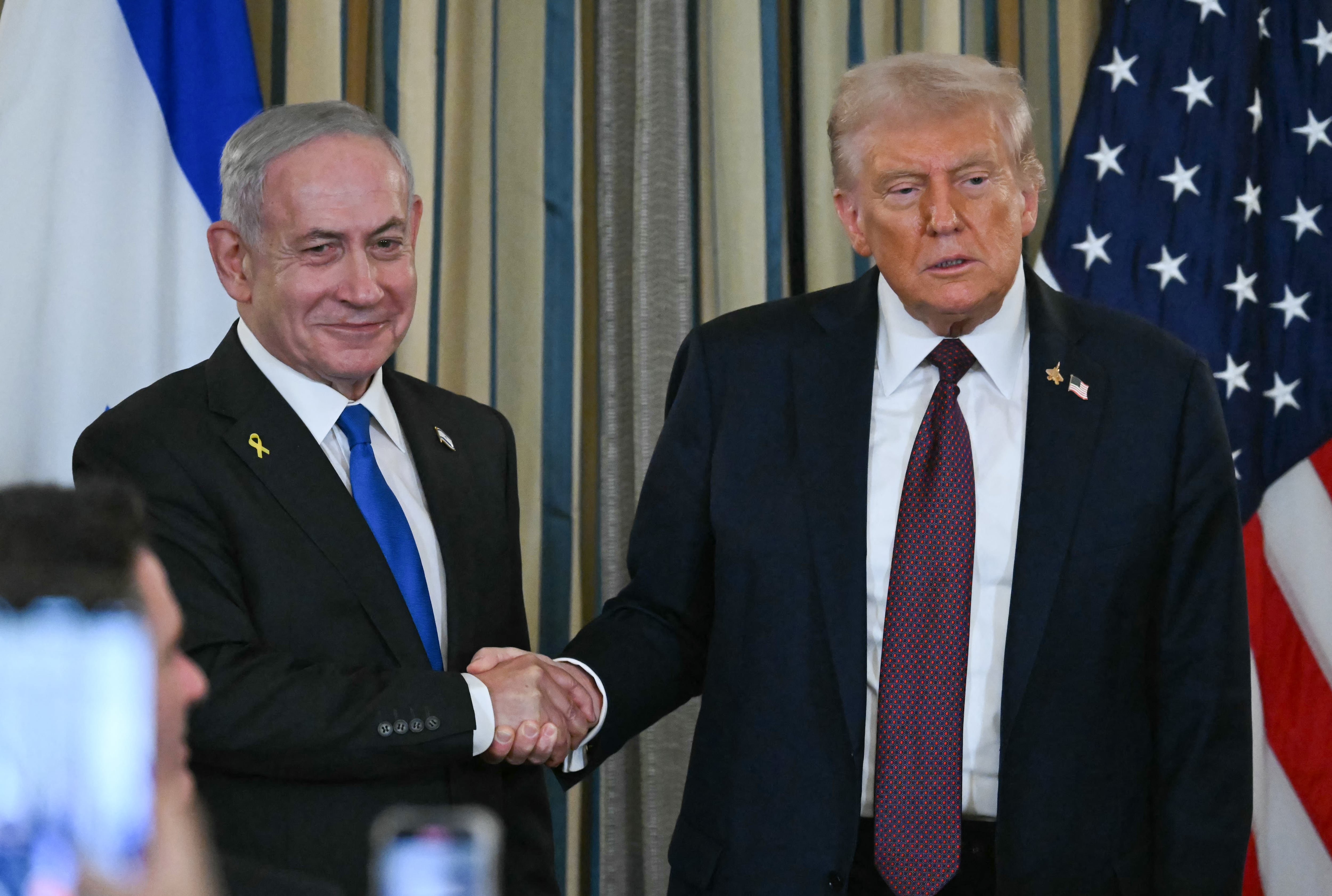 ISRAEL-PALESTINIANS-TRUMP-NETANYAHU