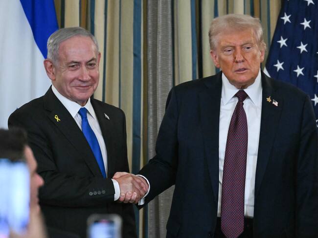 ISRAEL-PALESTINIANS-TRUMP-NETANYAHU