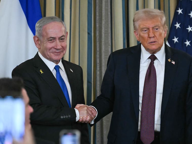 ISRAEL-PALESTINIANS-TRUMP-NETANYAHU