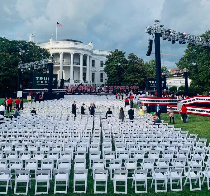 Acto de Trump en la Casa Blanca