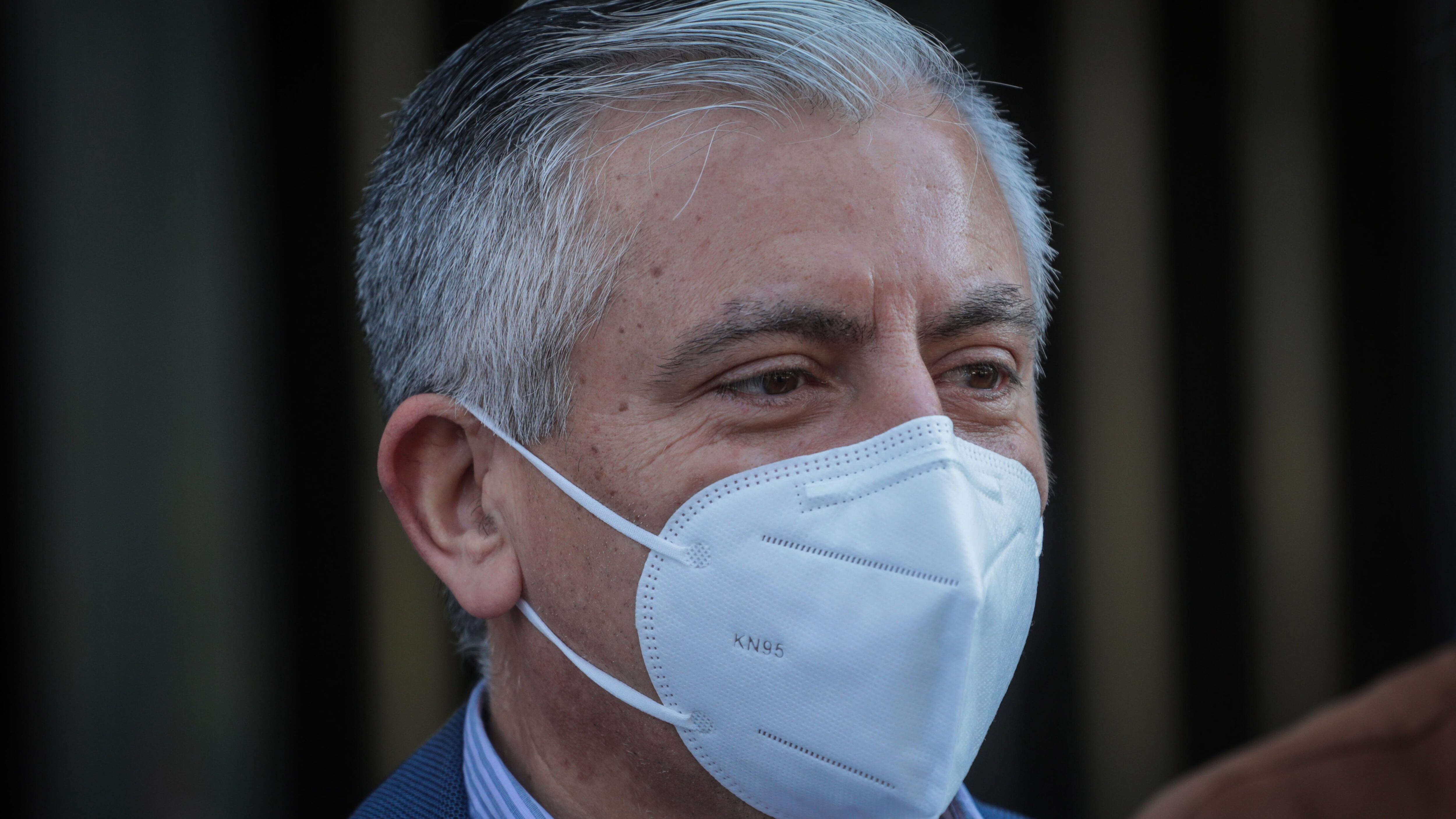 14 de septiembre del 2021/SANTIAGOEl presidente del Colegio de Profesores, Carlos Diaz, frente al mineduc emplaza al Ministerio de Educación y exige la renuncia de la seremi de Educación de Atacama.
FOTO: SEBASTIAN BELTRAN GAETE/AGENCIAUNO
