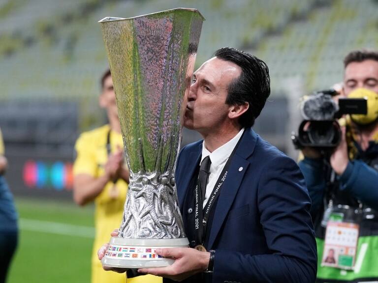 Unai Emery se convirtió en el técnico que más veces ha ganado la Europa League