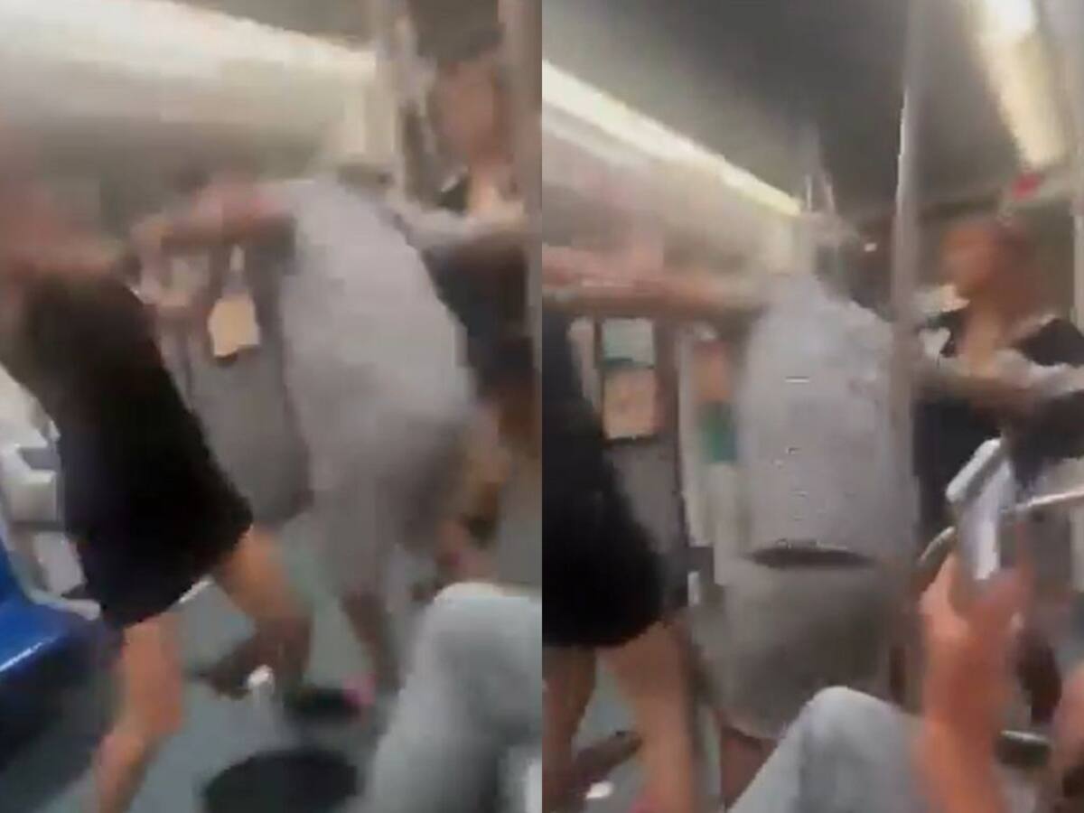 Chilena se hace viral tras golpear a mujer durante ataque racista en Metro de Barcelona