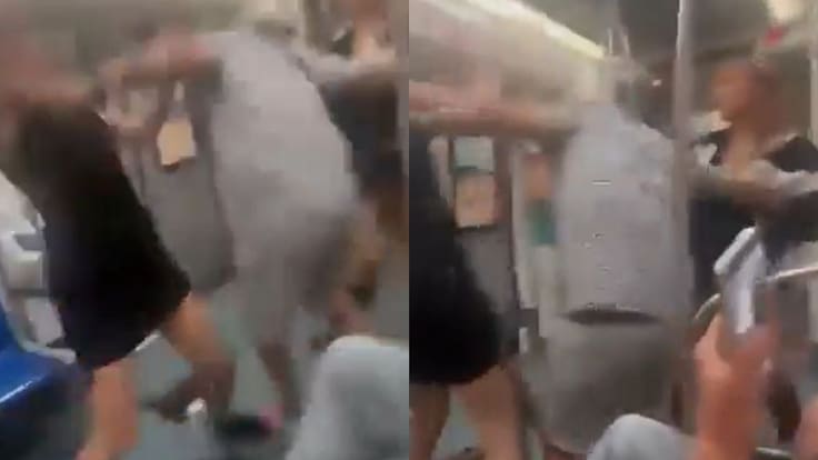 Chilena se hace viral tras golpear a mujer durante ataque racista en Metro de Barcelona
