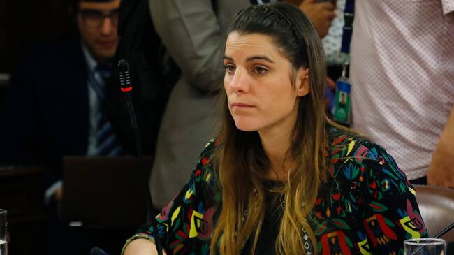 15 DE OCTUBRE DE 2019/VALPARAISOLa diputada Maite Orsini, durante la sesion de la Comision de Trabajo de la Camara de Diputados.
FOTO: LEONARDO RUBILAR CHANDIA/AGENCIAUNO