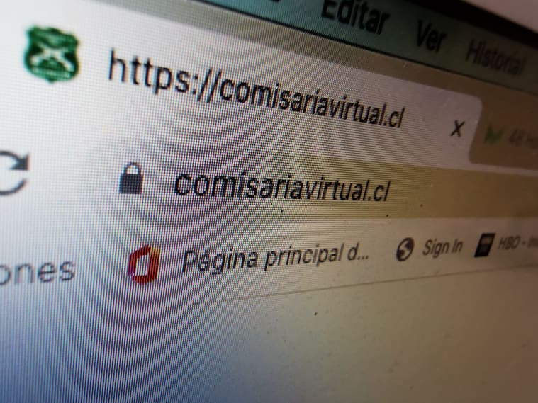 09 de Mayo de 2020/SANTIAGO
Link de la pagina comiseriavirtual.cl que se encuentra caída por segundo día consecutivo al inicio de la mayor cuarenta del país ante e aumento de contagios por Covid-19
FOTO:MARIO DAVILA/AGENCIAUNO