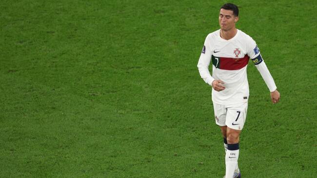 Cristiano Ronaldo se fue llorando a camarines tras quedar eliminado de Qatar 2022 con Portugal