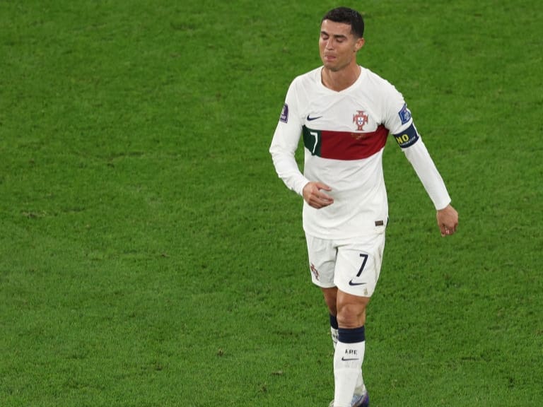 Cristiano Ronaldo se fue llorando a camarines tras quedar eliminado de Qatar 2022 con Portugal
