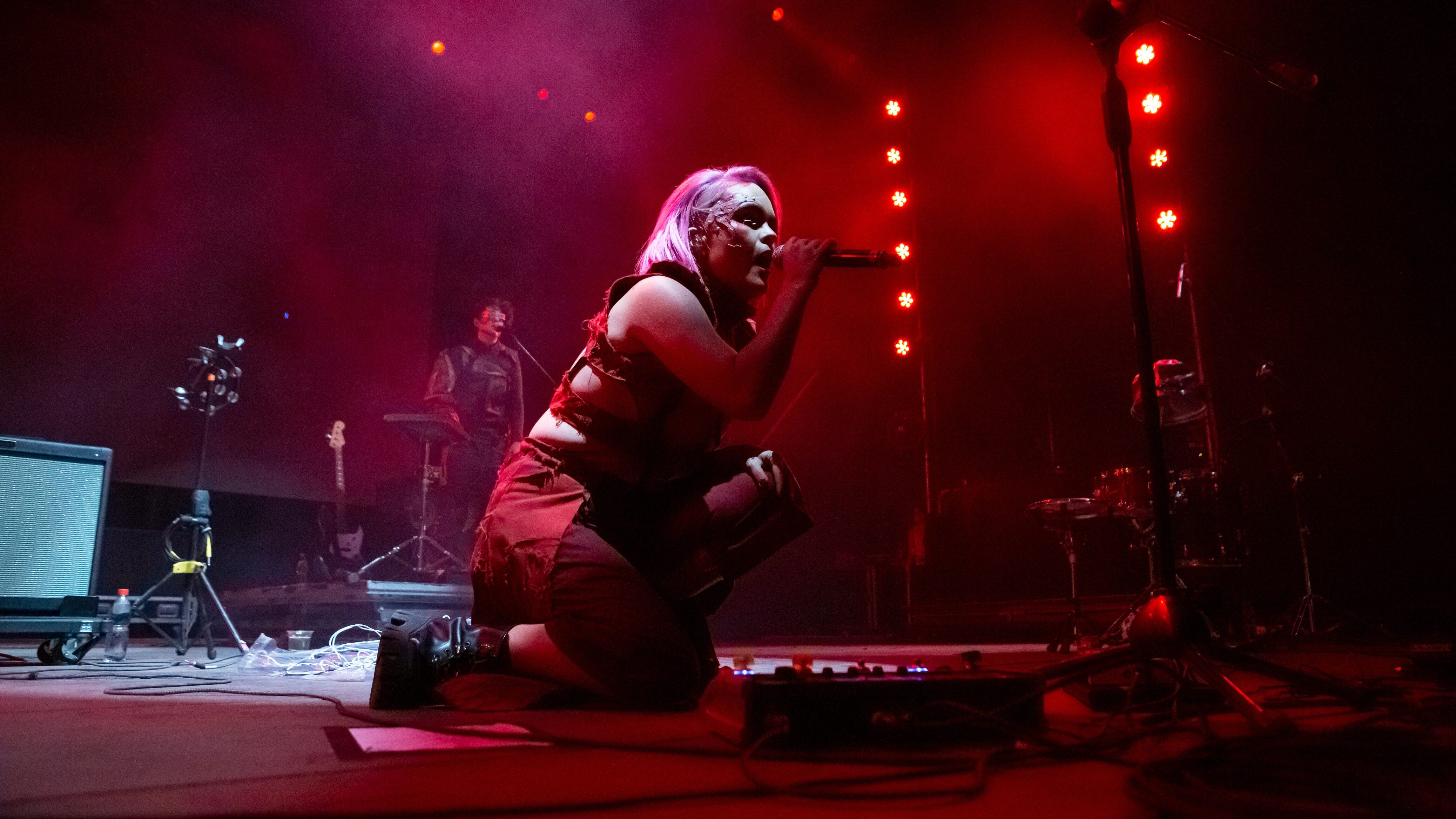 18 DE MARZO 2022 / SANTIAGOLa cantante nacional Camila Moreno, se presenta en el escenario LotusStage durante el primer día de la décima edición de Lollapalooza Chile 2022 en el Parque Bicentenario de Cerillos.
FOTO: FELIPE CONSTANZO / AGENCIAUNO