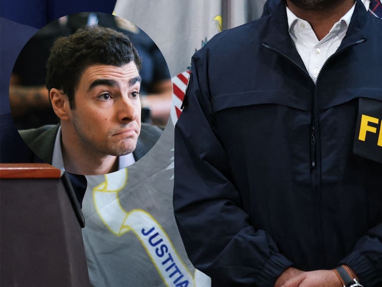 Luigi Mangione appears in Manhattan Supreme Court during an evidentiary hearing in the murder case of UnitedHealthcare CEO Brian Thompson, in New York. (Photo by Stephen Yang / POOL / AFP via Getty Images)