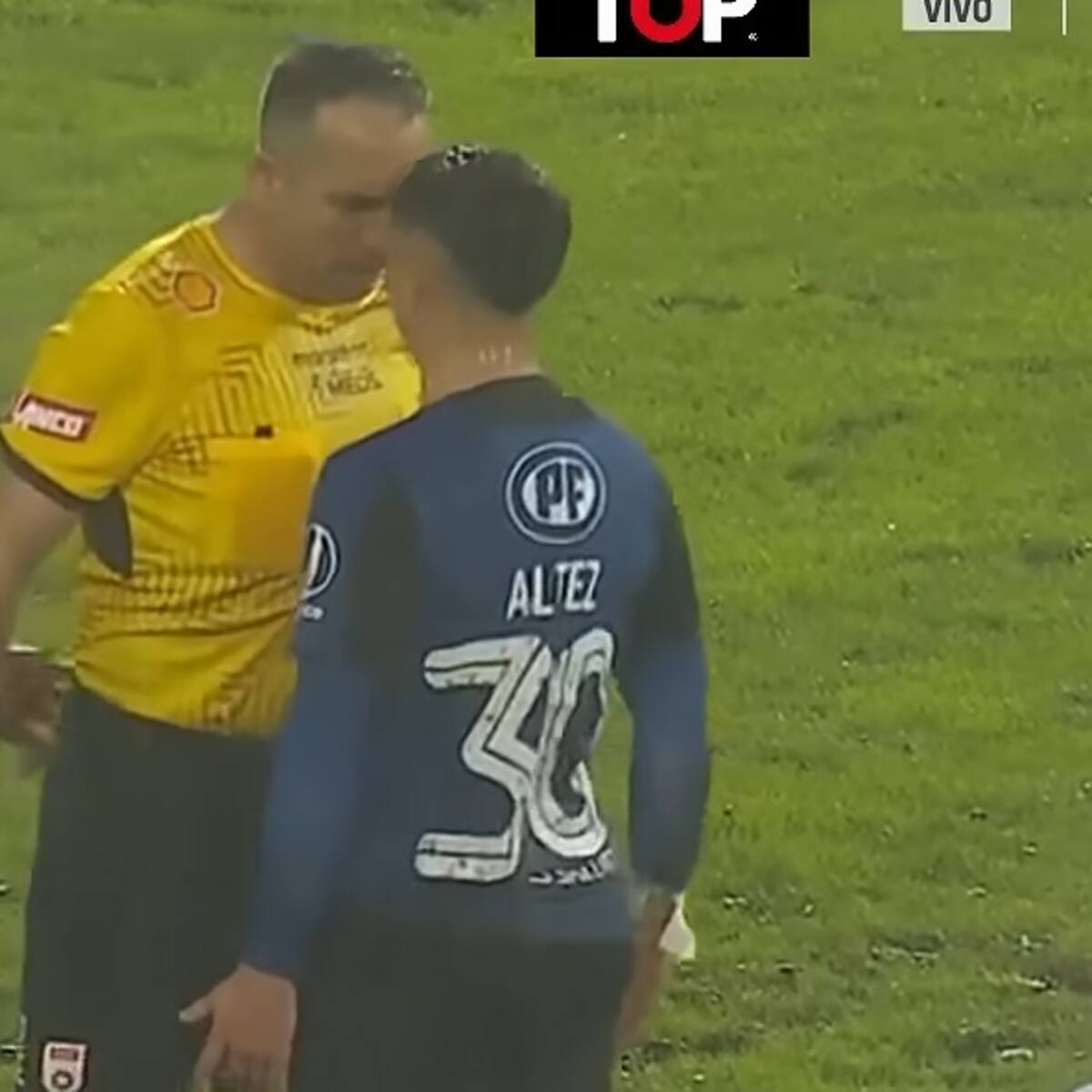Intentó darle un cabezazo al árbitro y recibió un duro castigo del Tribunal de Disciplina: malas noticias para Huachipato