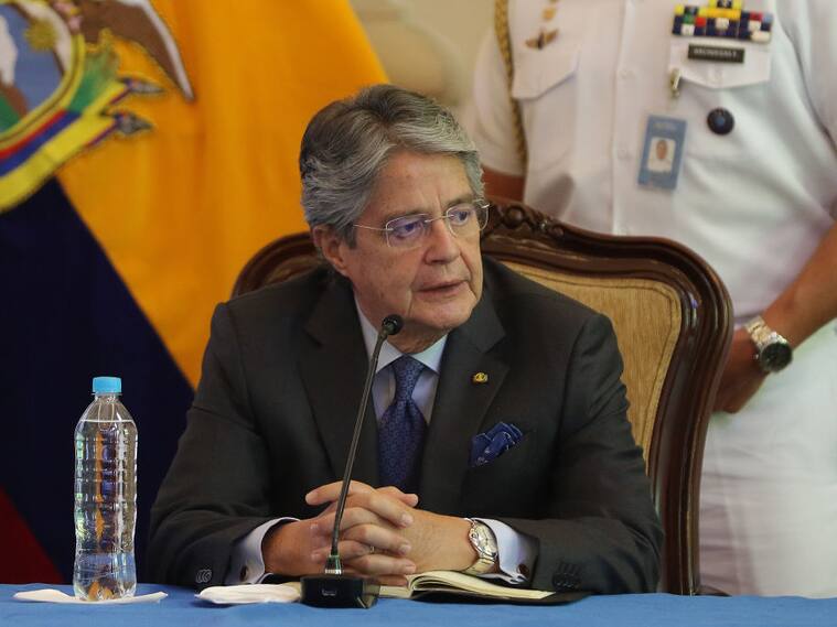 El presidente ecuatoriano Guillermo Lasso