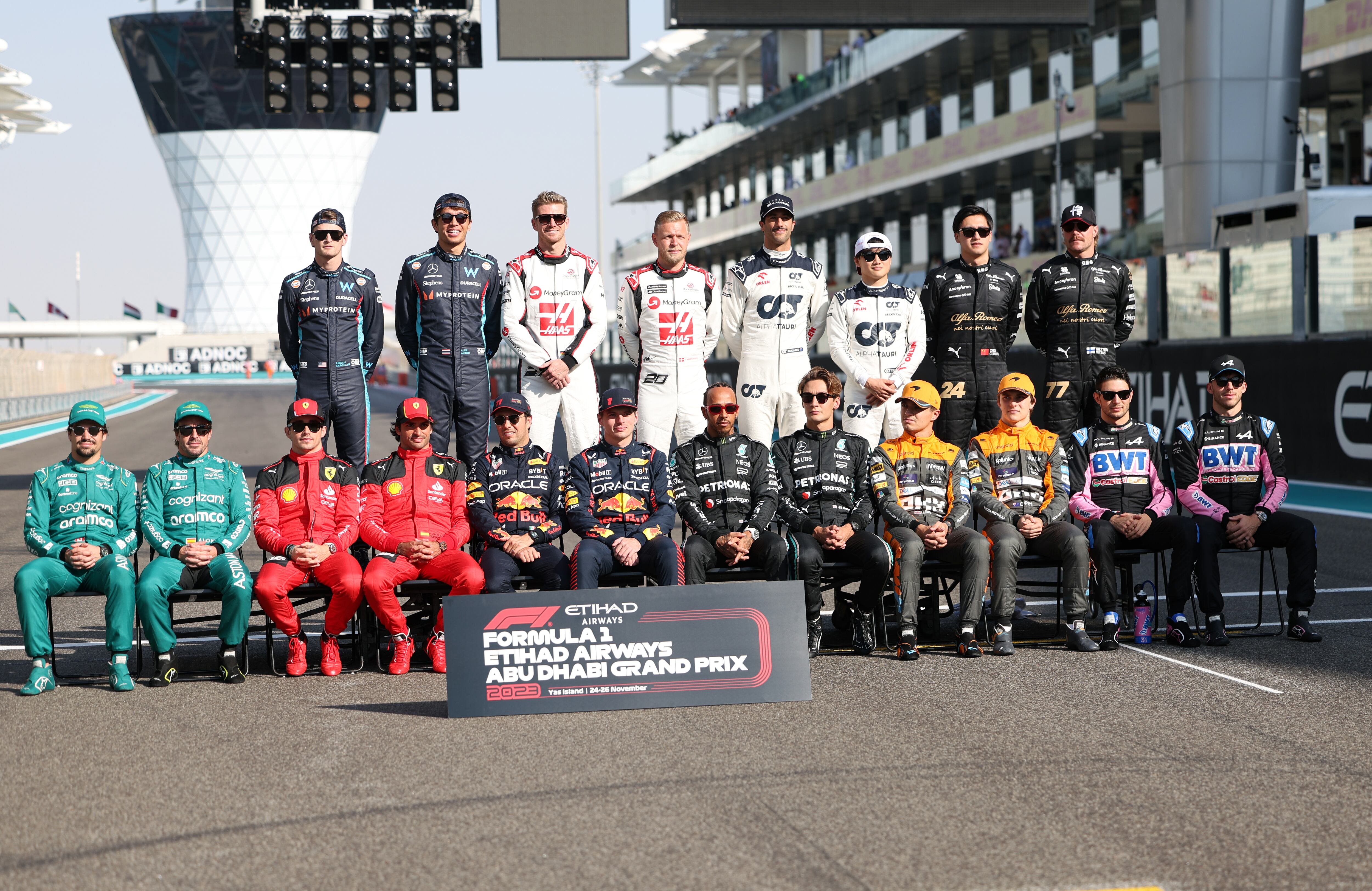 La parrilla de pilotos en la F1 para el 2024 | Getty Images