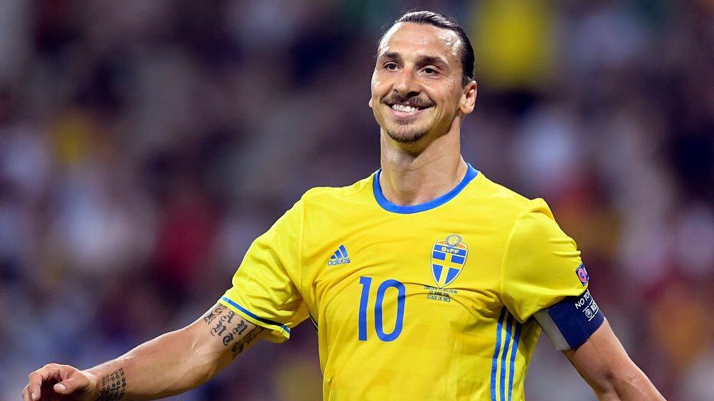 NICE, FRANCE - JUNE 22 : Zlatan Ibrahimovic forward of Sweden pictured during the UEFA EURO 2016 phase final group E match between Sweden and Belgium at the Stade de Nice on June 22, 2016 in Nice, France , 22/06/2016 ( Photo by Peter De Voecht / Photonews via Getty Images)