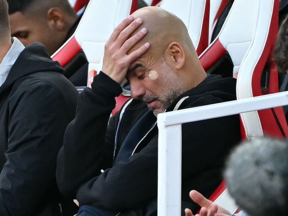 Comparan a Pep Guardiola con Mourinho tras marcar la posesión de balón más baja en su carrera como DT ante Arsenal