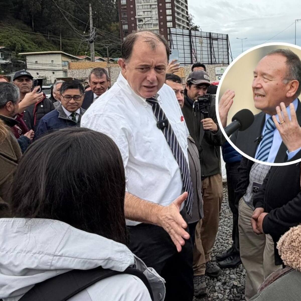 “No he visto noticias políticas”: ministro Poduje evita responder a García Ruminot tras “llamado al orden”