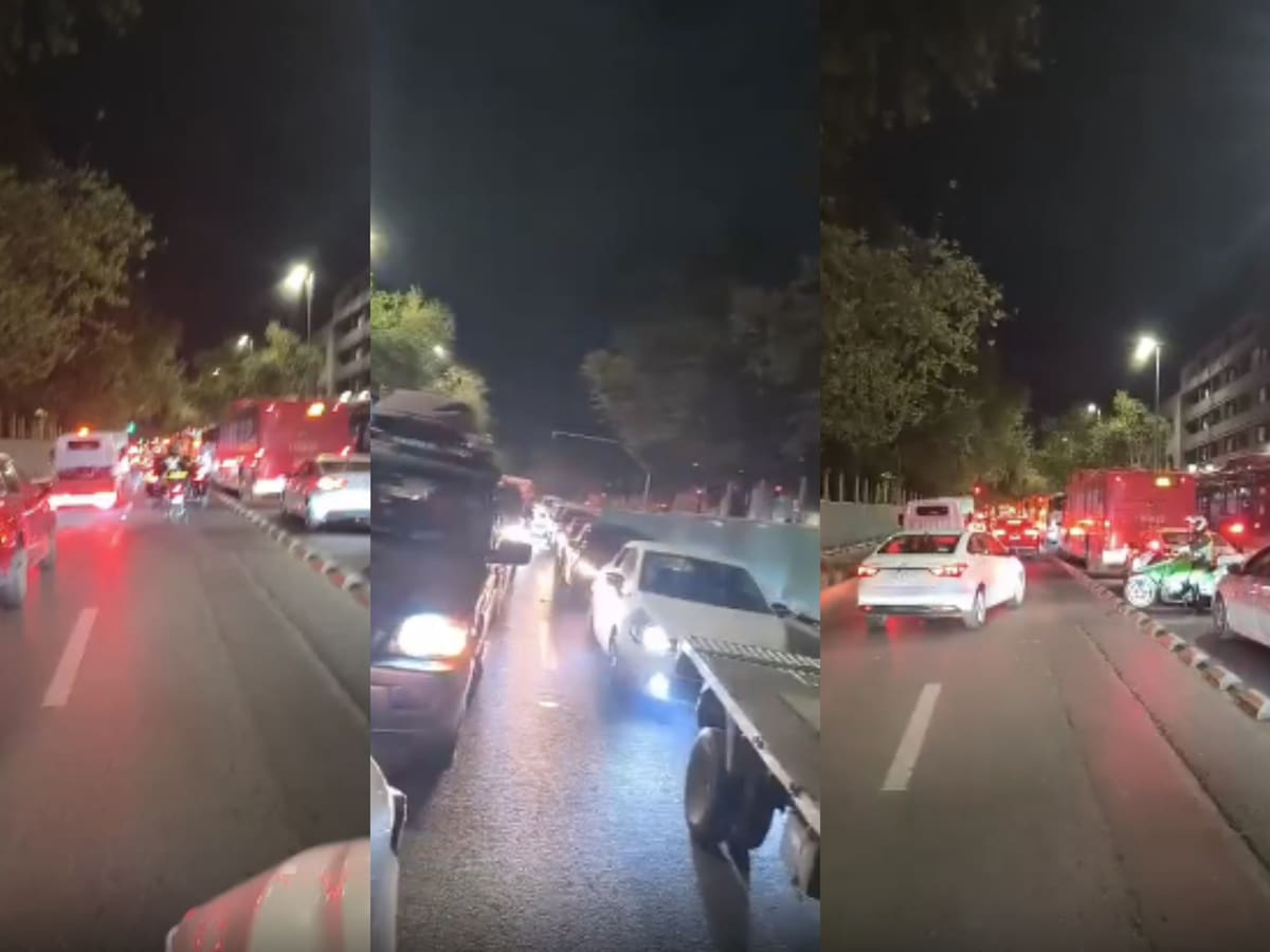 Caravana de conductores recorrió Santiago en protesta por el costo del TAG y los peajes