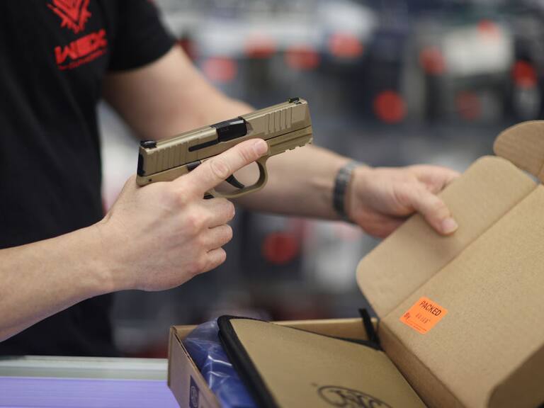 Venta de armas en una tienda en el estado de Florida