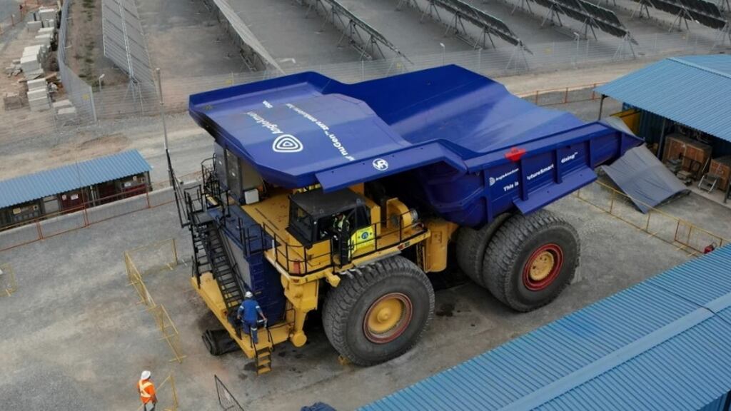 Camión minero propulsado por Hidrógeno Verde - Anglo American
