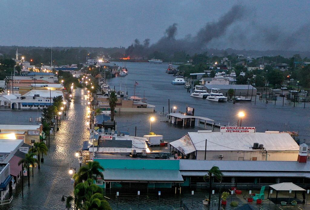 La destrucción que deja el huracán Idalia en su paso por Florida en EEUU