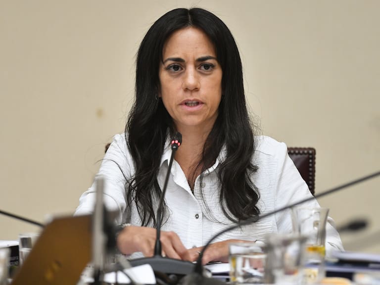 Paulina Nuñez durante la comisión de Constitución, Legislación, Justicia y Reglamento en el Senado.FOTO: OSCAR GUERRA/UNO NOTICIAS