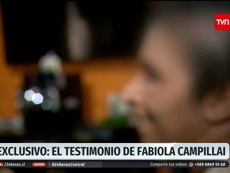 Fabiola Campillai en el reportaje de TVN