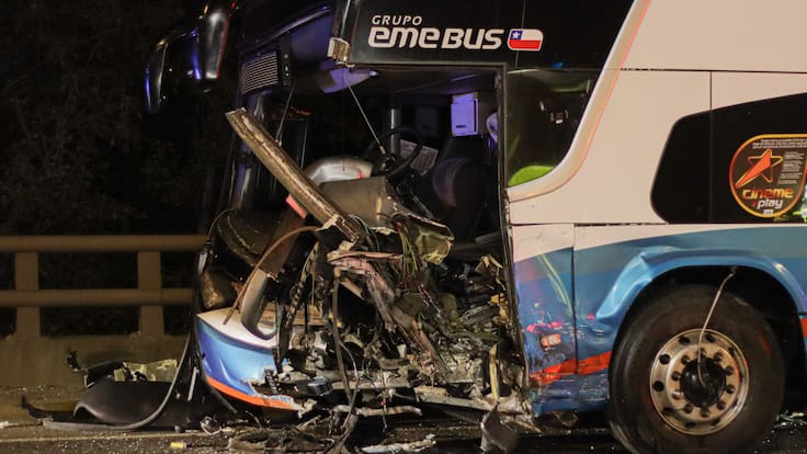 Fatal accidente en Puente Llacolén: actualizan estado de salud de conductor de bus involucrado en el choque