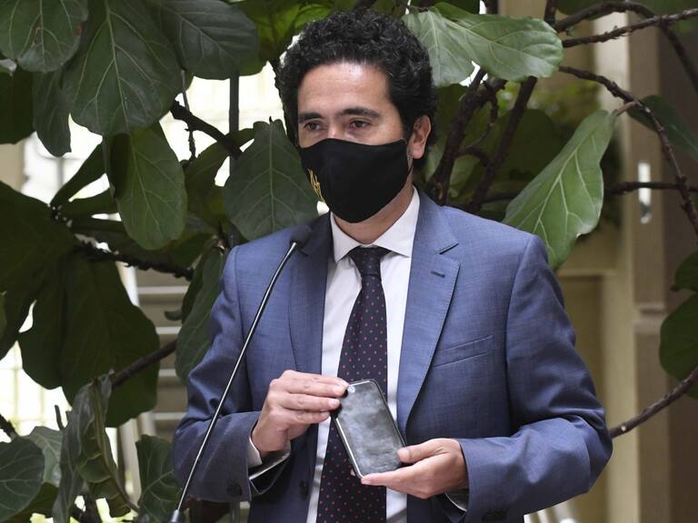 27 DE NOVIEMBRE DE 2020/ VALPARAISOMinistro Ignacio Briones se refriere a la Instituto Nacional de Estadísticas ,( INE) sobre el trimestre agosto-octubre en el Senado.
FOTO: PABLO OVALLE ISASMENDI /AGENCIAUNO