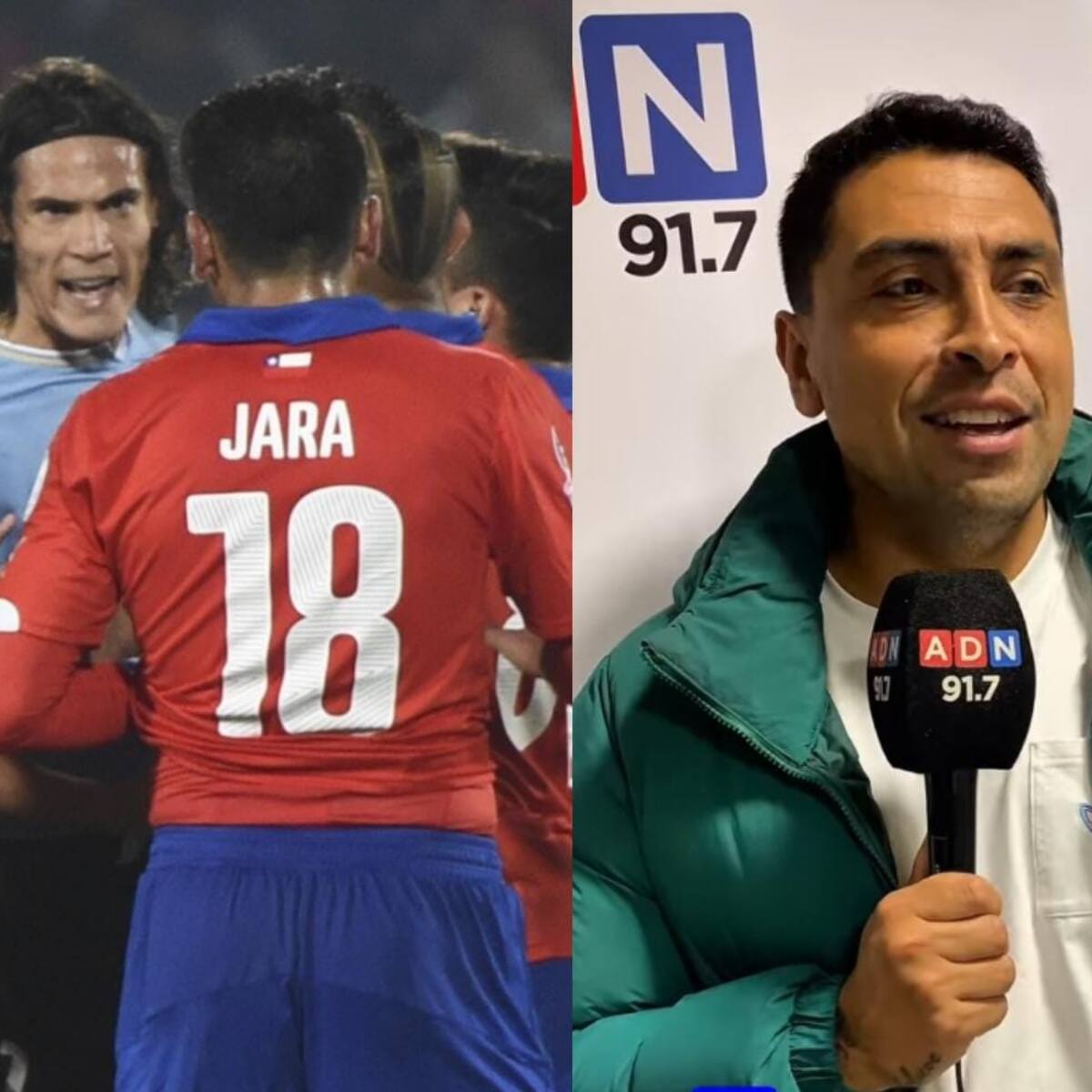 Gonzalo Jara, a 10 años de su recordado cruce con Cavani en Copa América: “Esas jugadas son normales, solo que en ese tiempo no había VAR”