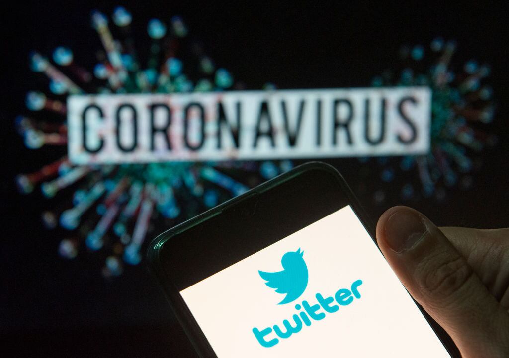 Una imagen de Twitter en medio de la pandemia del coronavirus