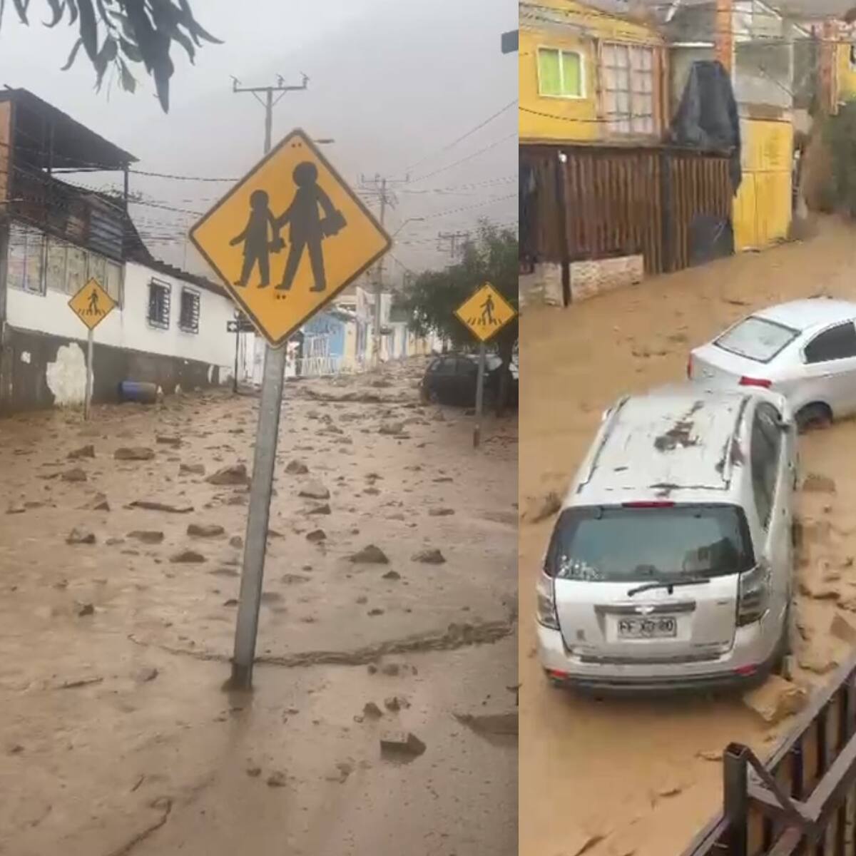 Sistema frontal en Chile: solicitan evacuar diversos sectores de Tocopilla por activación de quebradas