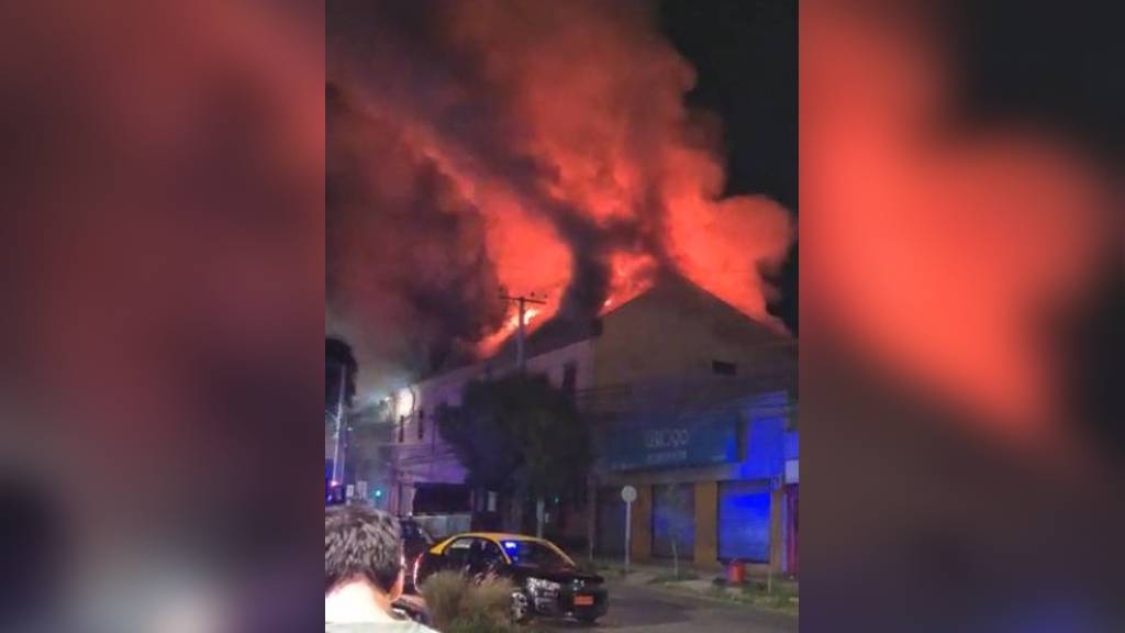 Incendio en Limache