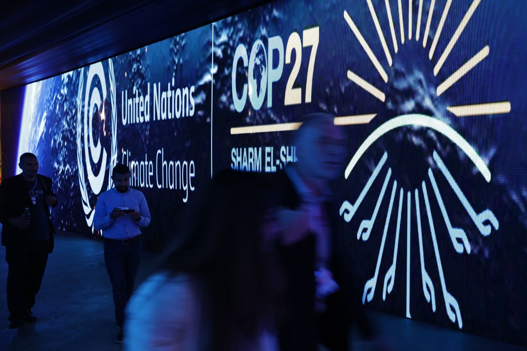 La sede de la conferencia del COP27 de 2022 que se desarrolla en Egipto