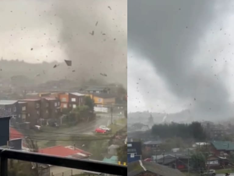 Trombas y tornados afectan a Puerto Varas