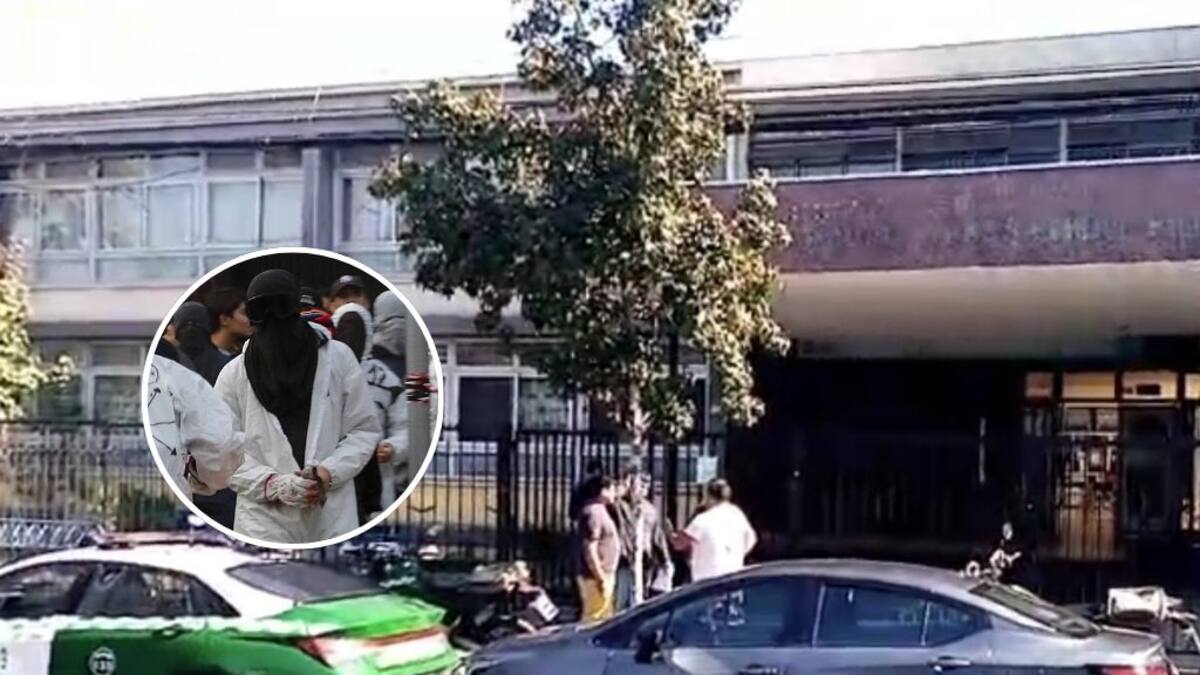 Alumno de 16 años es detenido tras detonar bengala en Liceo Arturo Alessandri Palma: profesor lo retuvo