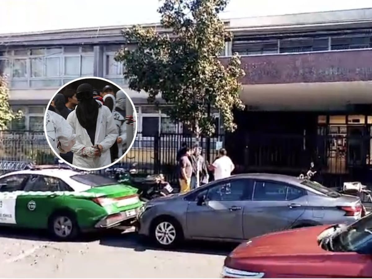Alumno de 16 años es detenido tras detonar bengala en Liceo Arturo Alessandri Palma: profesor lo retuvo