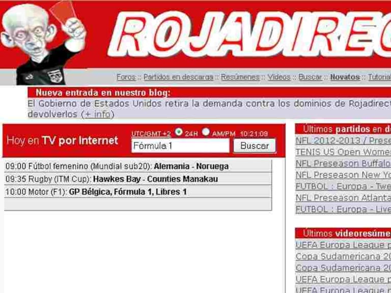 Creador de Roja Directa fue sentenciado a dos años de cárcel por transmitir partidos gratuitos por internet