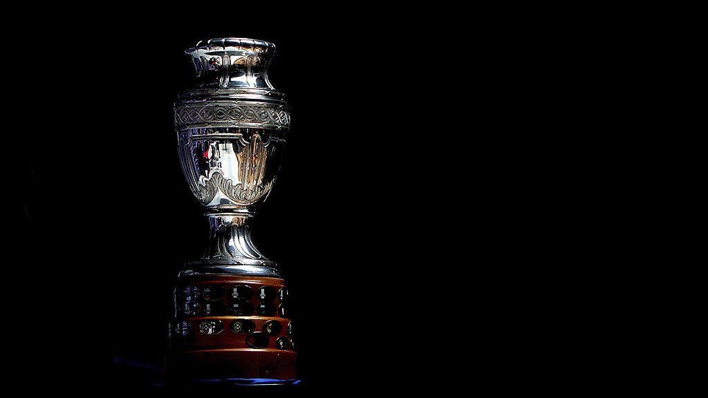 MEXICO CITY, MEXICO - MAY 18: Copa America Trophy during theTrophy Tour at Marti Store on May 18, 2011 in Mexico City, Mexico. Copa America will start on July 1st until July 24th in Argentina. (Photo by Hector Vivas/Jam Media/LatinContent via Getty Images)