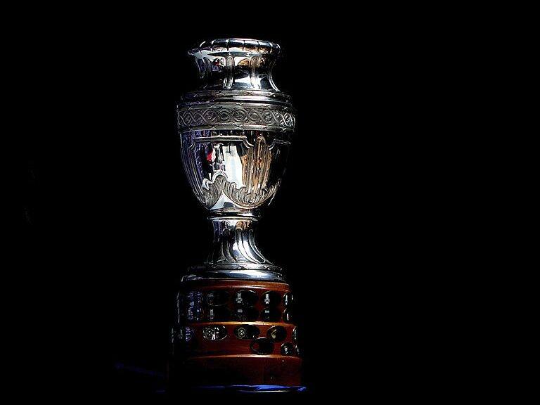 MEXICO CITY, MEXICO - MAY 18: Copa America Trophy during theTrophy Tour at Marti Store on May 18, 2011 in Mexico City, Mexico. Copa America will start on July 1st until July 24th in Argentina. (Photo by Hector Vivas/Jam Media/LatinContent via Getty Images)
