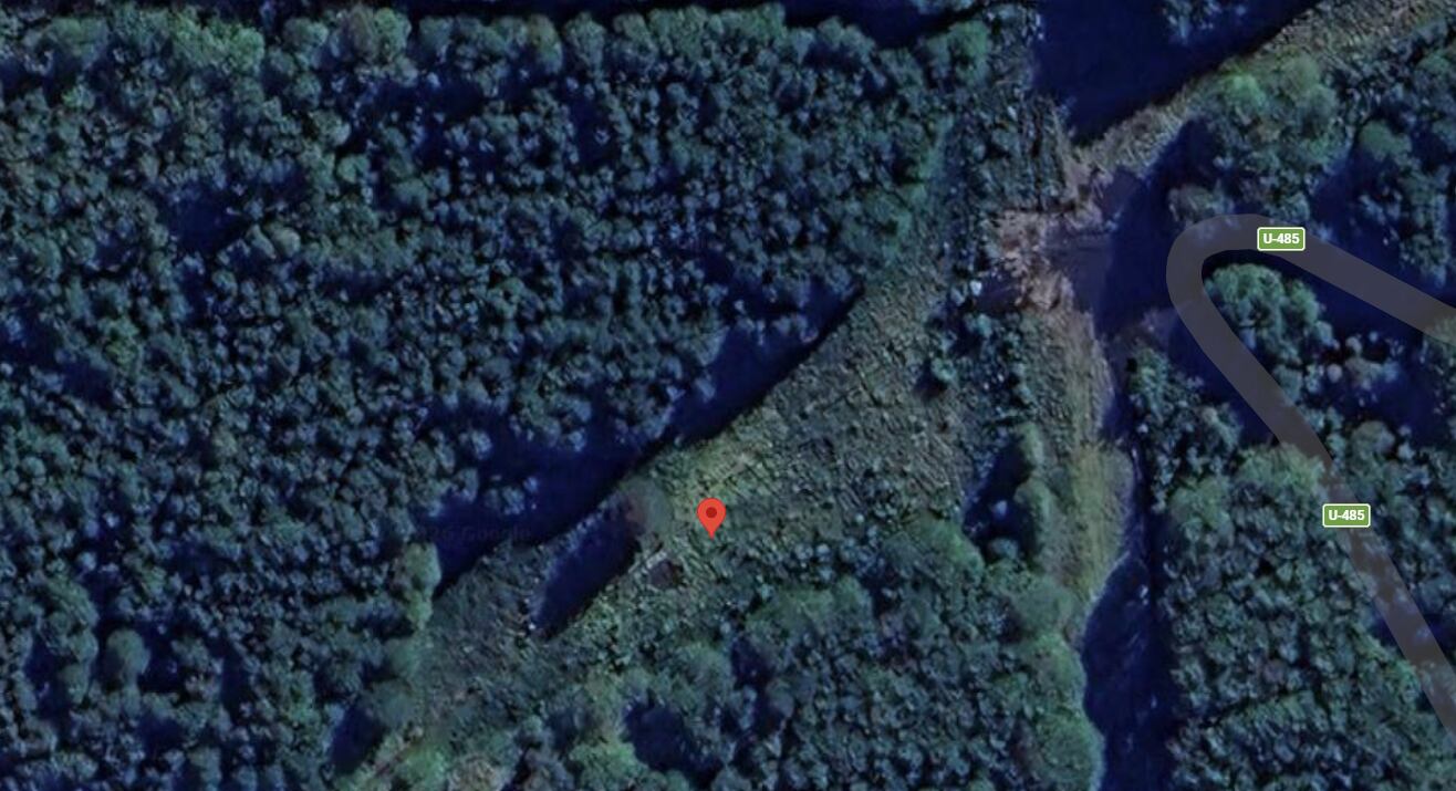 Zona talada donde irán los estacionamientos de “Refugio de Montaña” en Puyehue.