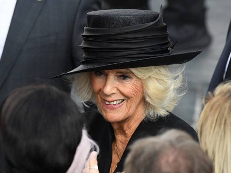 CARDIFF, WALES - SEPTEMBER 16: King Charles III and Camilla, Queen Consort meets members of the public after receiving a Motion of Condolence at the Senedd on September 16, 2022 in Cardiff, Wales. King Charles III is visiting Wales for the first time since ascending the throne following the death of his mother, Queen Elizabeth II, who died at Balmoral Castle on September 8, 2022. (Photo by Polly Thomas/Getty Images)