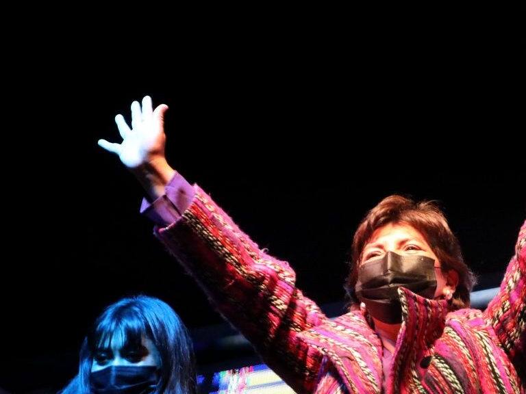 21 de Agosto de 2021/VALLENARYasna Provoste realiza su discurso en la Plaza de Armas de Vallenar luego de ganar en la consulta ciudadana de Unidad Constituyente para las elecciones presidenciales
FOTO:KARL GRAWE/AGENCIAUNO